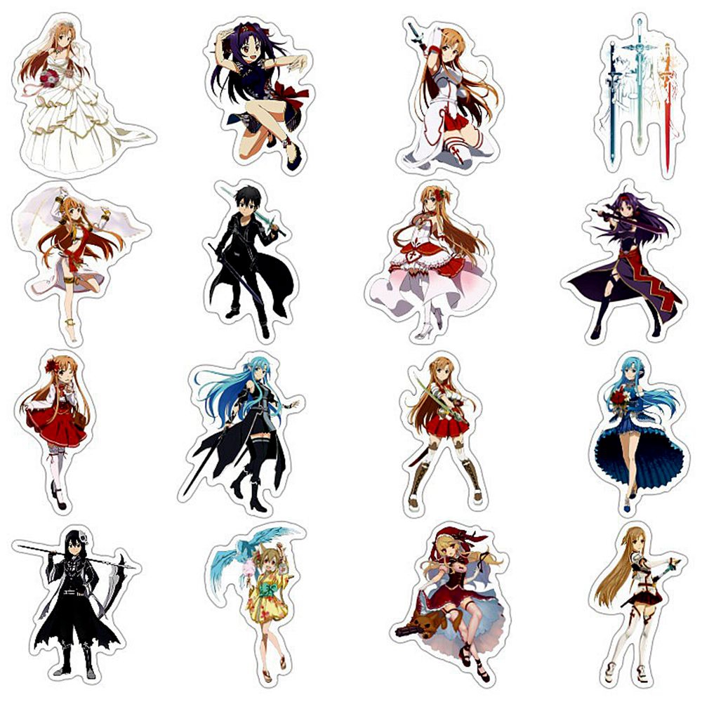 1 Pack Anime Sticker Sword Art - Anime Merchandise Online review and price