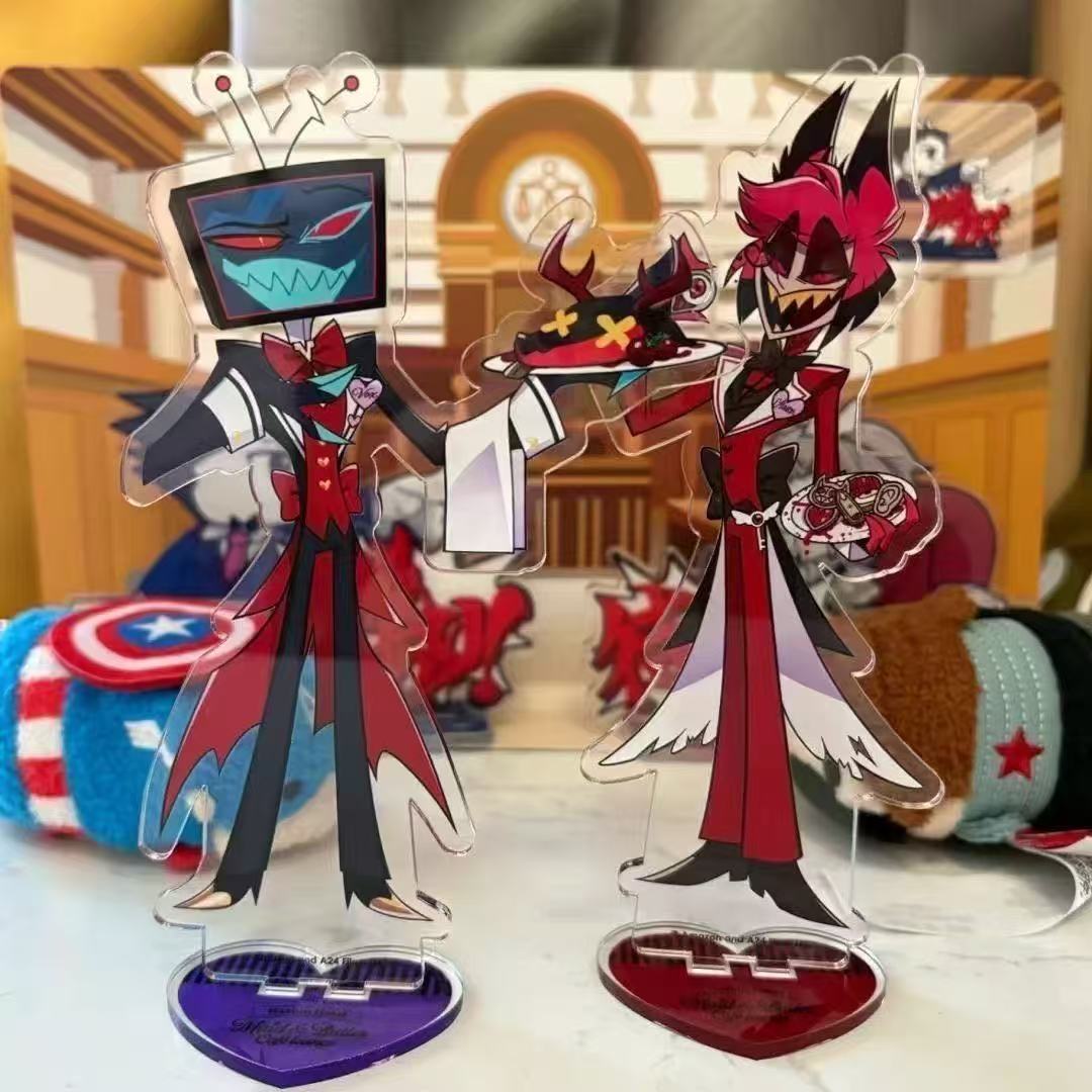 2pcs Hazbin Anime Peripherals  - Anime Character Merchandise review and price