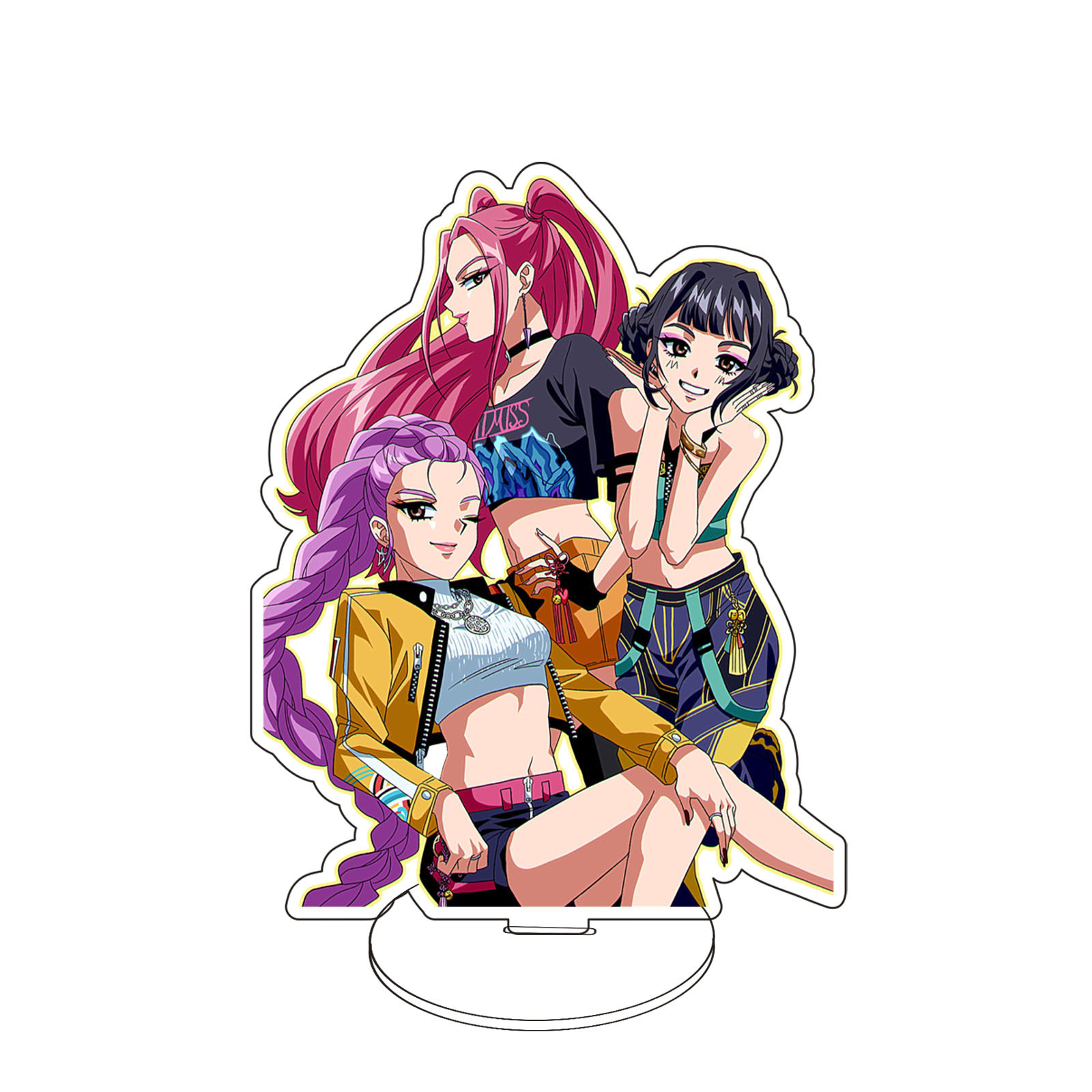 Music Girl Theme Acrylic Stand - Anime Merchandise In Chinese review and price